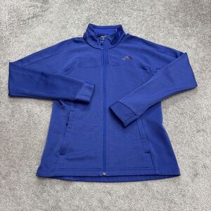 The North Face Agave Full Zip Jacket Womens Medium Blue Full Zip Outdoor Hiking